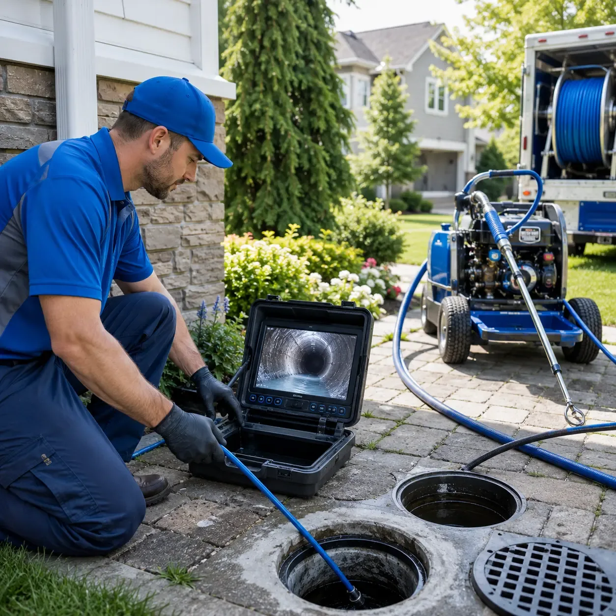 Outdoor drain cleaning professionals serving Farwell, TX